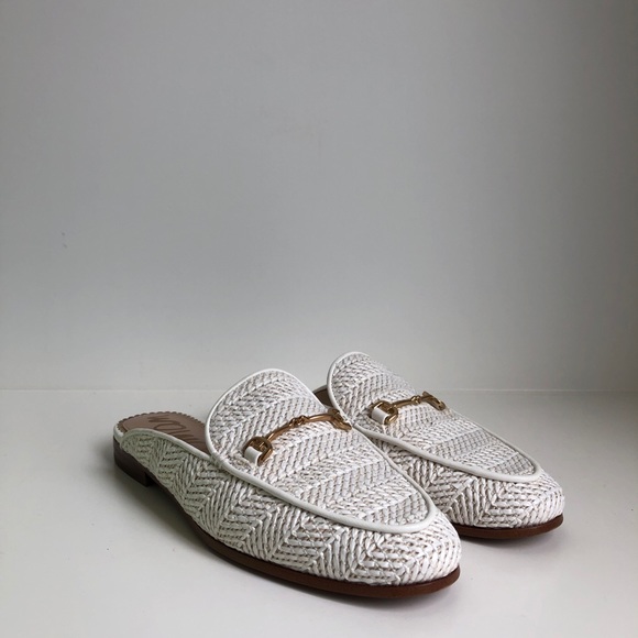 sam edelman linnie bit mule white